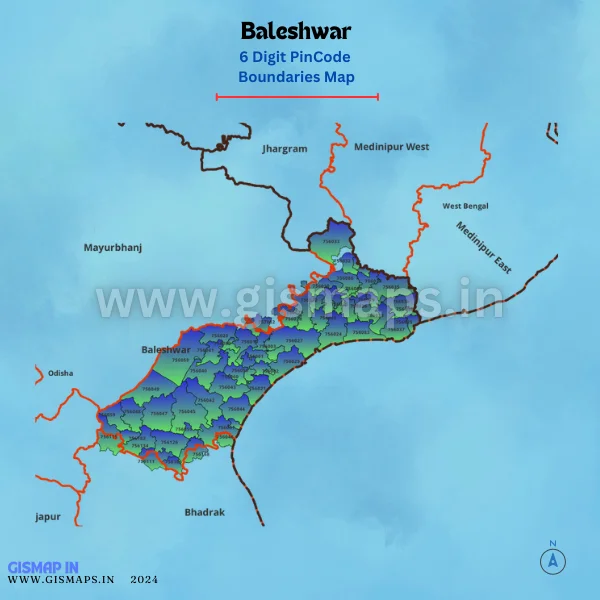 Baleshwar_Pincode_Boundaries_Map