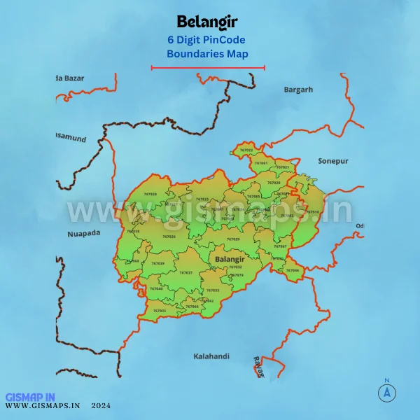 Belangir_Pincode_Boundaries_Map