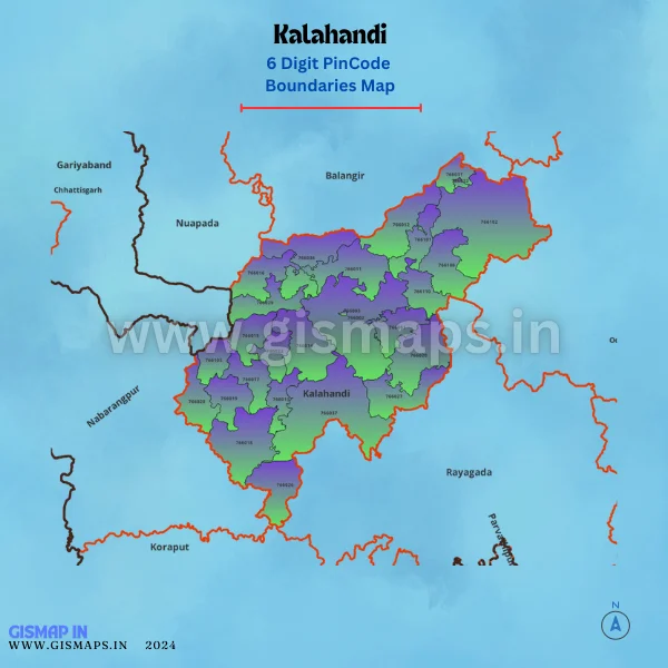 Kalahandi_Pincode_Boundaries_Map