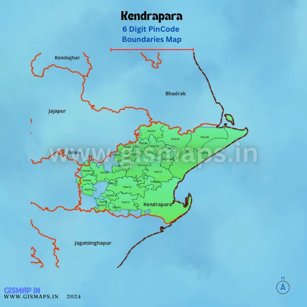 Kendrapara_Pincode_Boundaries_Map