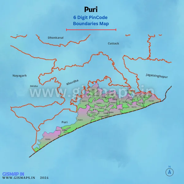 Puri_Pincode_Boundaries_Map