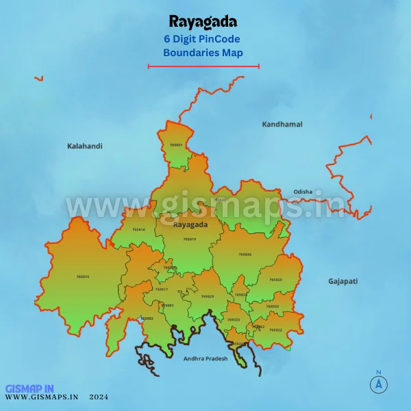 Rayagada_Pincode_Boundaries_Map