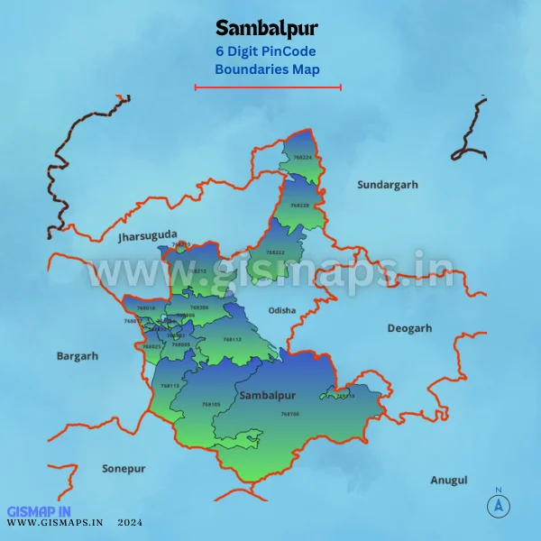 Sambalpur_Pincode_Boundaries_Map