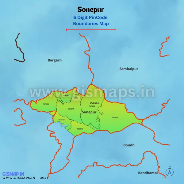 Sonepur_Pincode_Boundaries_Map