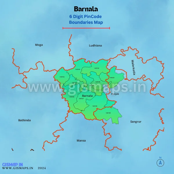 Barnala_PincodeBoundaries_Map