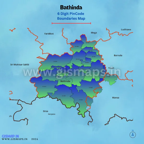 Bathinda_PincodeBoundaries_Map