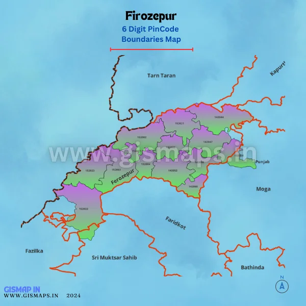 Firozepur_PincodeBoundaries_Map