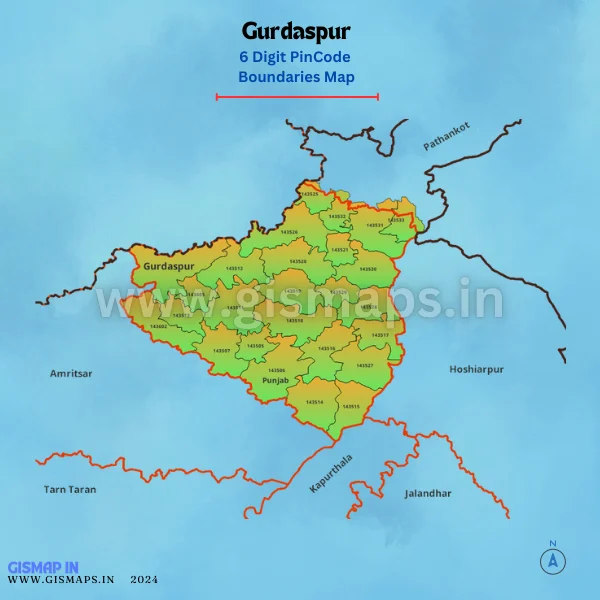 Gurdaspur_PincodeBoundaries_Map