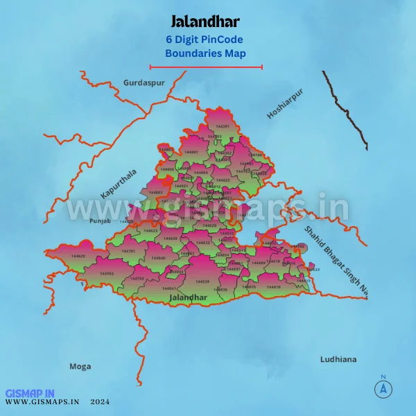 Jalandhar_PincodeBoundaries_Map