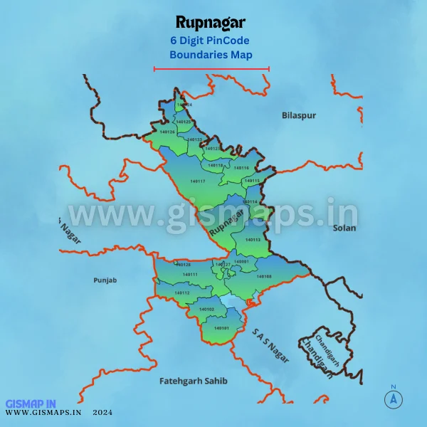 Rupnagar_PincodeBoundaries_Map