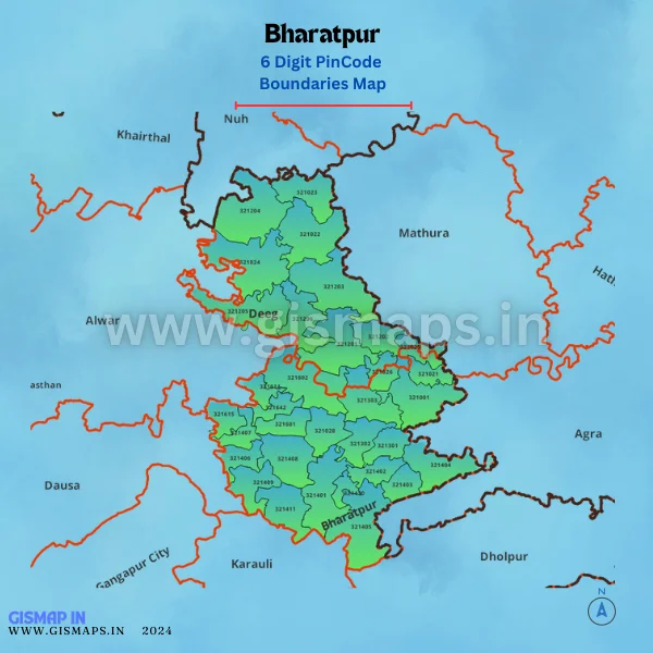 Bharatpur_PincodeBoundaries_Map