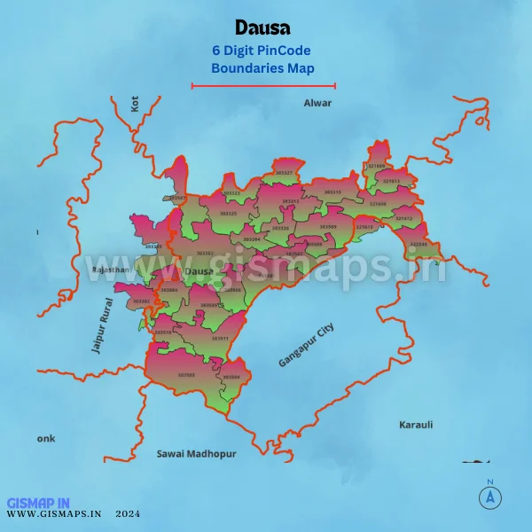 Dausa_PincodeBoundaries_Map