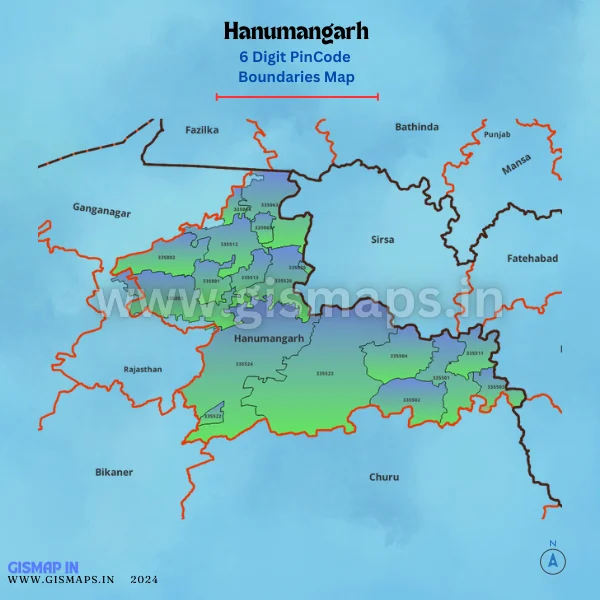 Hanumangarh_PincodeBoundaries_Map