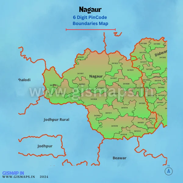 Nagaur_PincodeBoundaries_Map