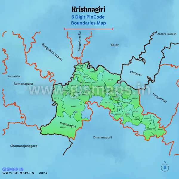 Krishnagiri_PincodeBoundaries_Map