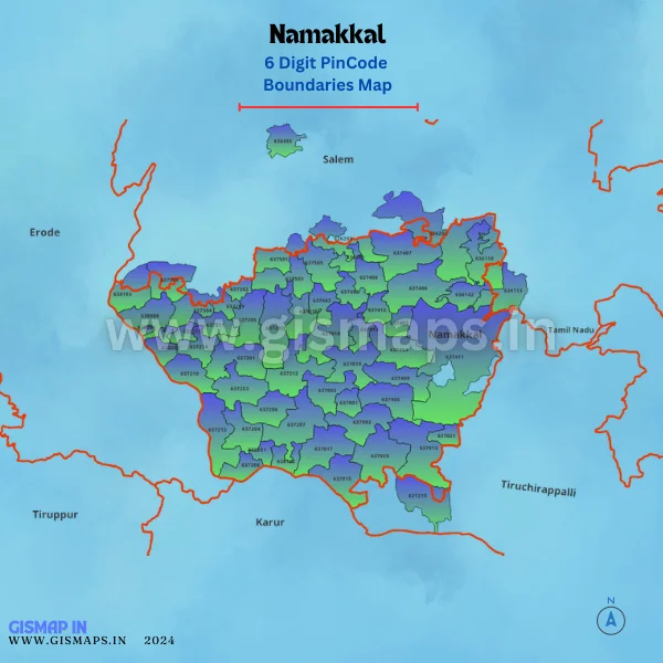 Namakkal_PincodeBoundaries_Map