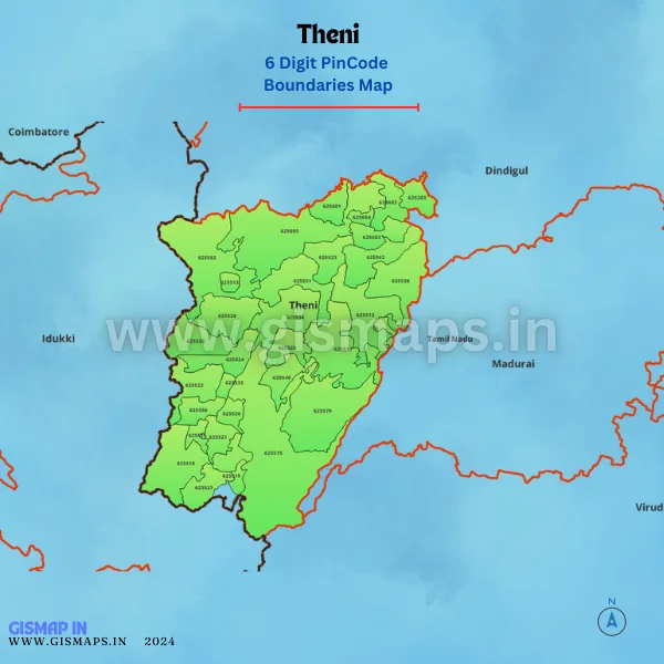 Theni_PincodeBoundaries_Map