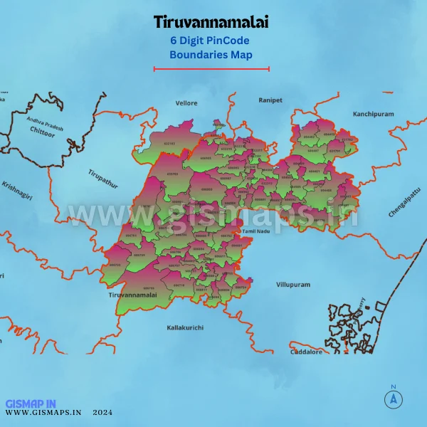 Tiruvannamalai_PincodeBoundaries_Map