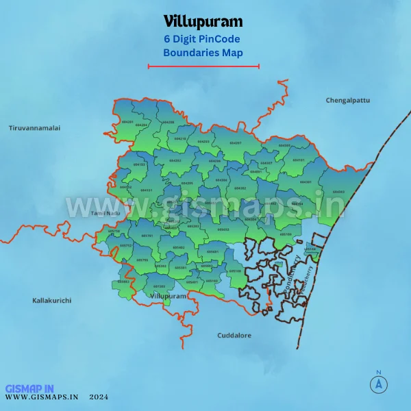 Villupuram_PincodeBoundaries_Map