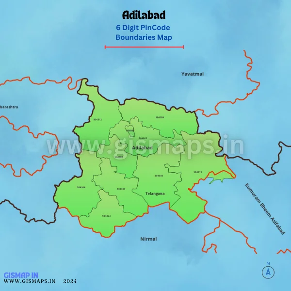 Adilabad_PincodeBoundaries_Map