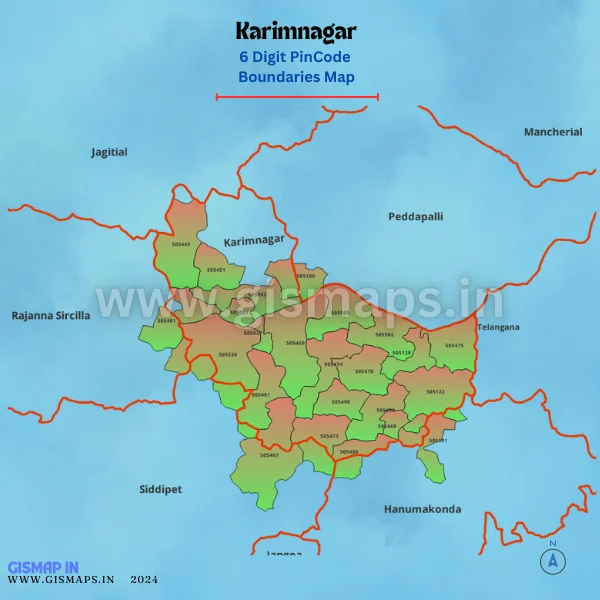 Karimnagar_PincodeBoundaries_Map