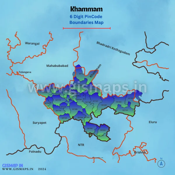 Khammam_PincodeBoundaries_Map