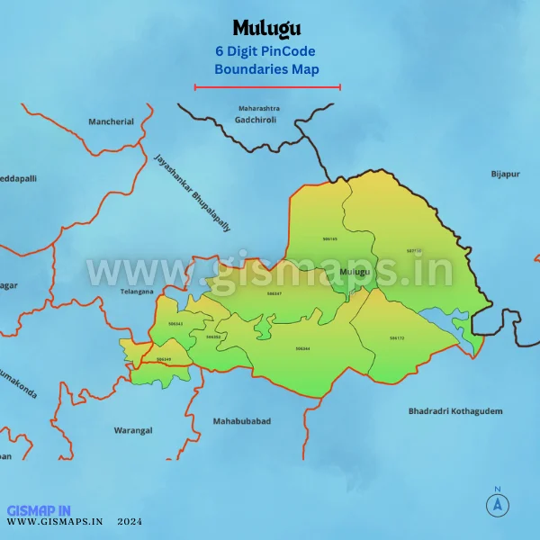 Mulugu_PincodeBoundaries_Map