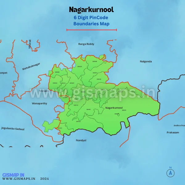 Nagarkurnool_PincodeBoundaries_Map