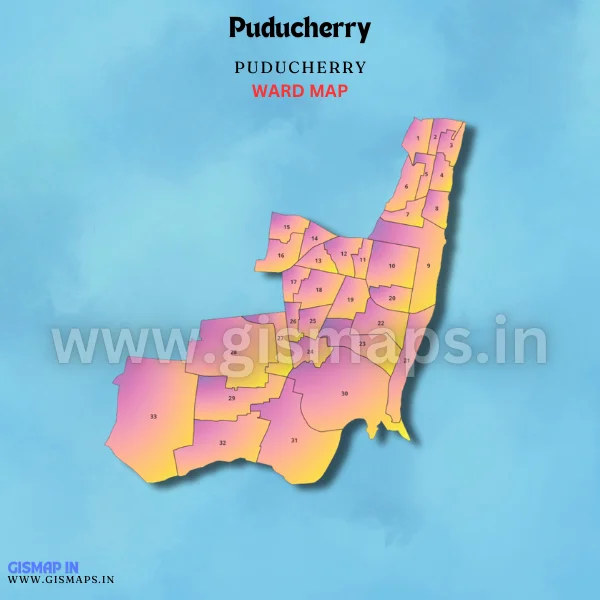 puducherry Ward Map GIS Data