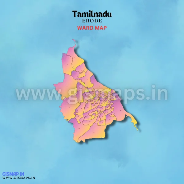 Erode Ward Map (Tamil Nadu)