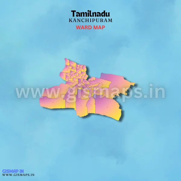 Kanchi Puram Ward Map (Tamil Nadu)