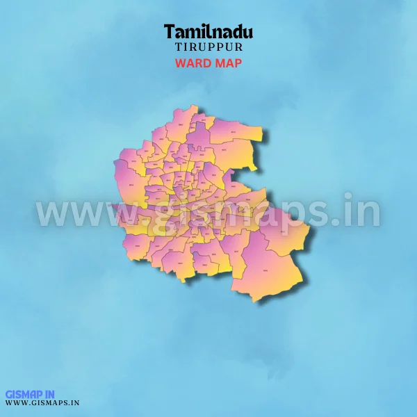 Tiruppur Ward Map (Tamil Nadu)