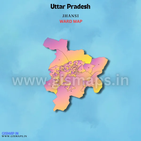 Jhansi Ward Map (Uttar Pradesh)