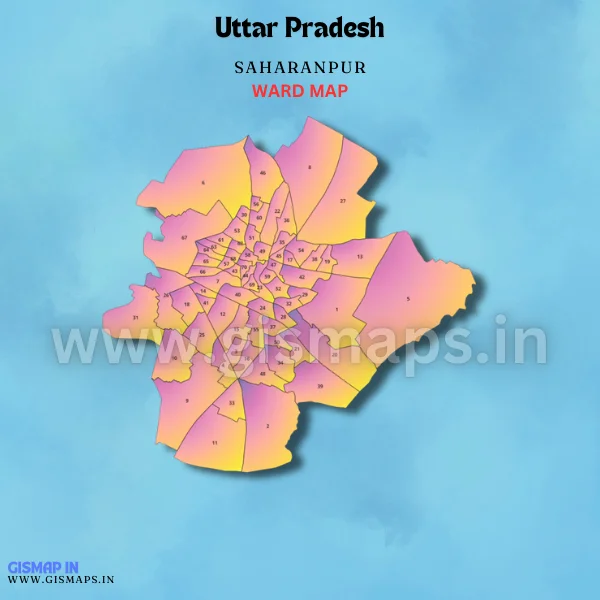 Saharanpur_Ward_Map