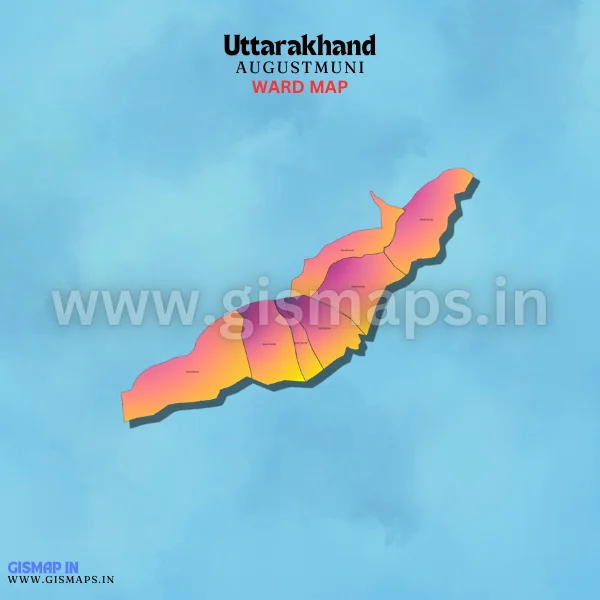 Augustmuni Ward Map (Uttarakhand)