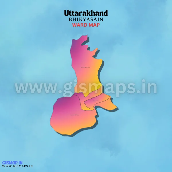 Bhikyasain Ward Map (Uttarakhand)