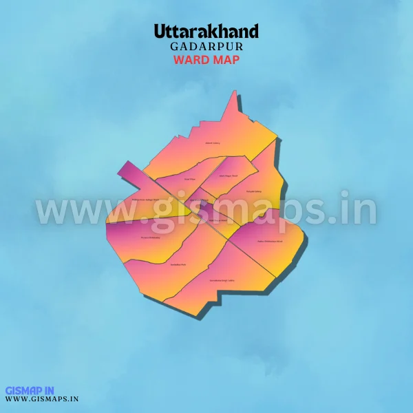 Gadarpur Ward Map (Uttarakhand)