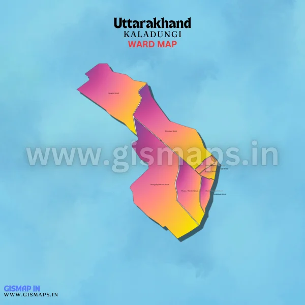 Kaladungi Ward Map (Uttarakhand)