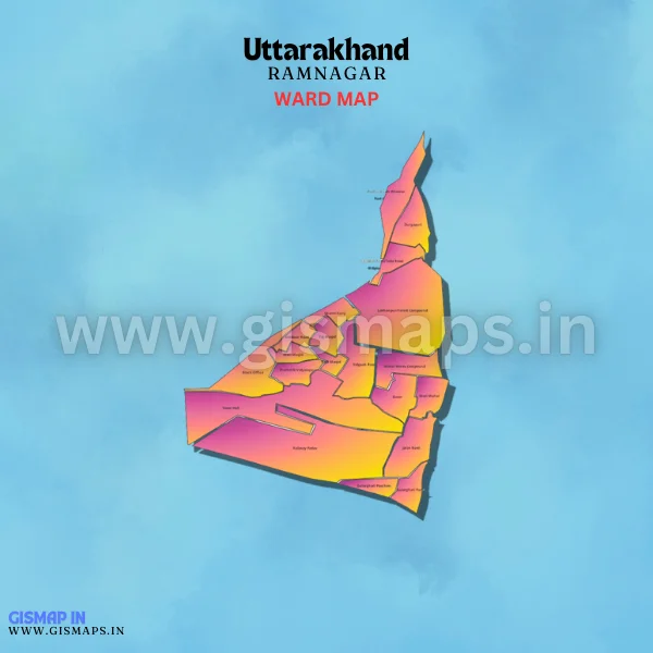 Ramnagar Ward Map (Uttarakhand)