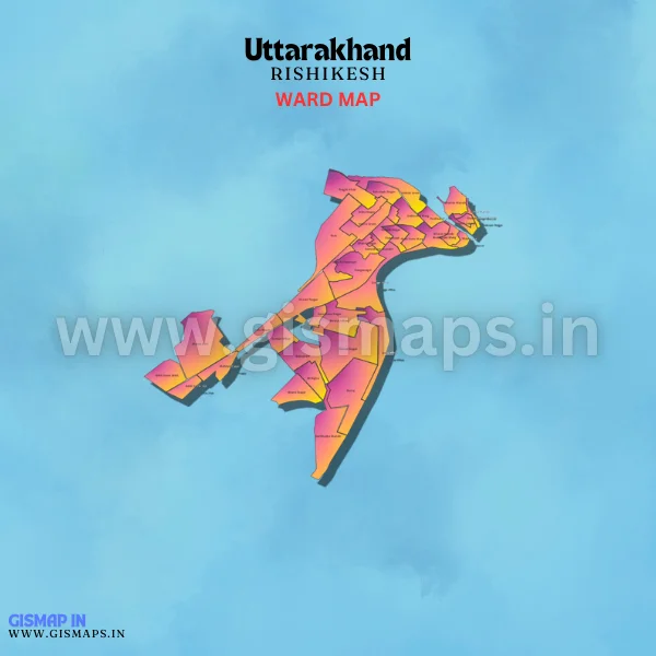 Rishikesh Ward Map (Uttarakhand)