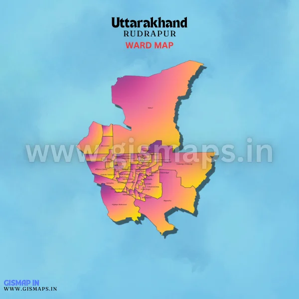 Rudrapur Ward Map (Uttarakhand)