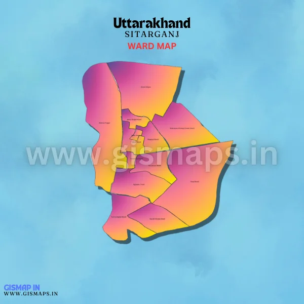 Sitarganj Ward Map (Uttarakhand)