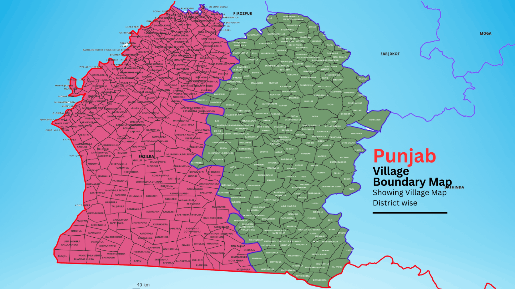 India Village Boundaries Map GISMAP IN