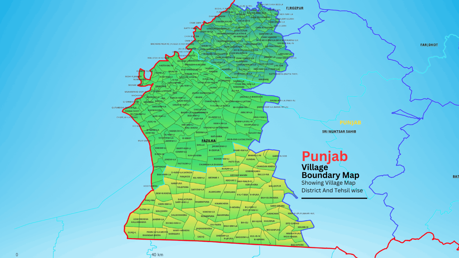 India Village Boundaries Map GISMAP IN