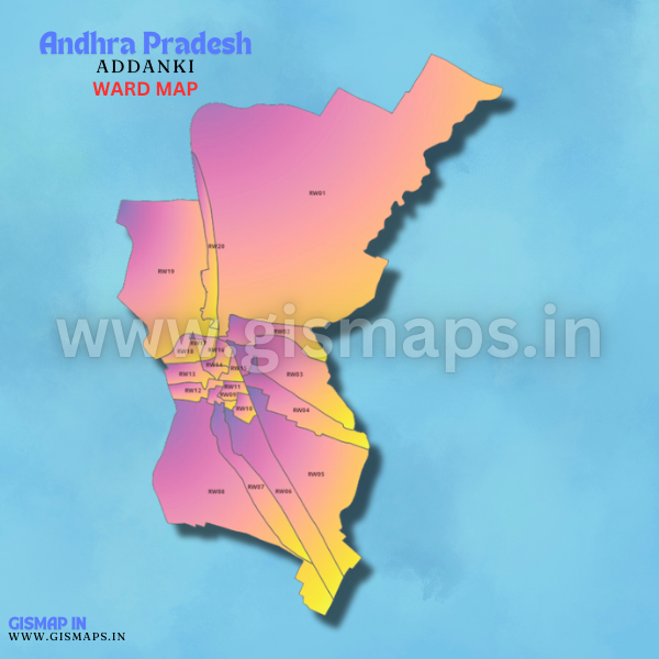 ADDANKI (Andhra Pradesh) Ward map