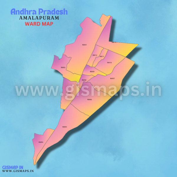 AMALAPURAM (Andhra Pradesh) Ward map