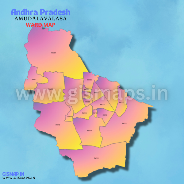 AMUDALAVALASA (Andhra Pradesh) Ward map