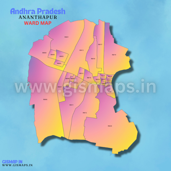 ANANTHAPUR(Andhra Pradesh) Ward map