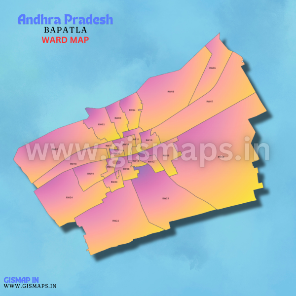 BAPATLA (Andhra Pradesh) Ward map