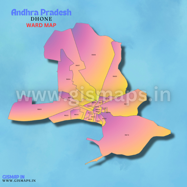 DHONE (Andhra Pradesh) Ward map